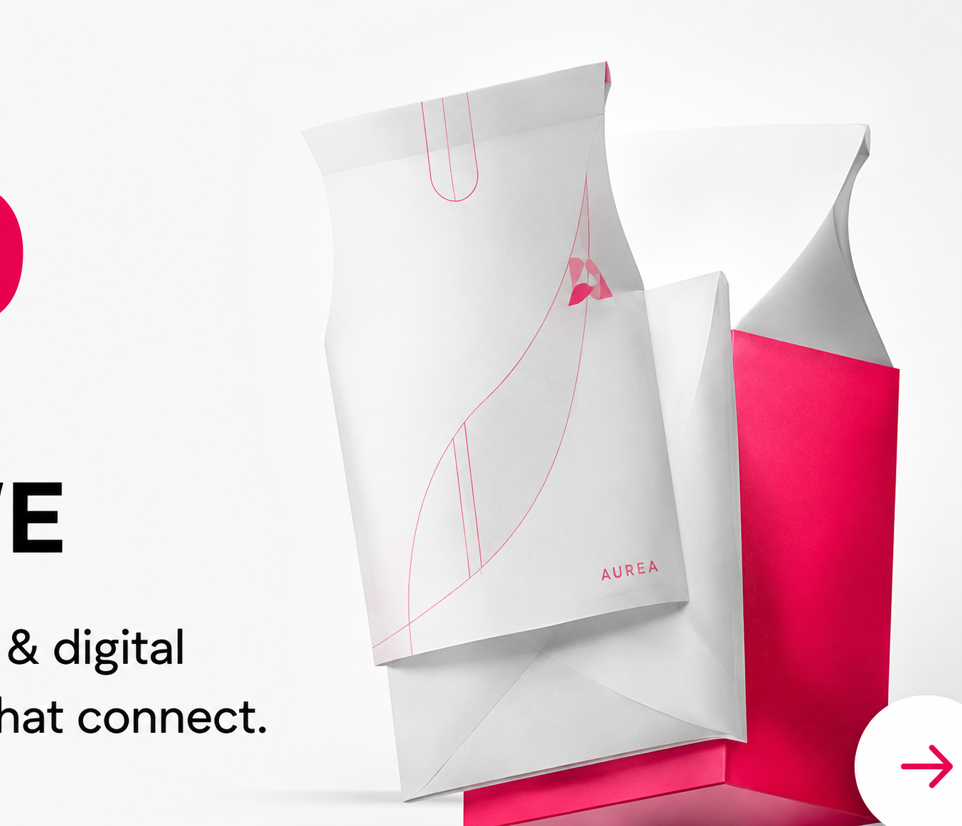 Creative brand design mockups