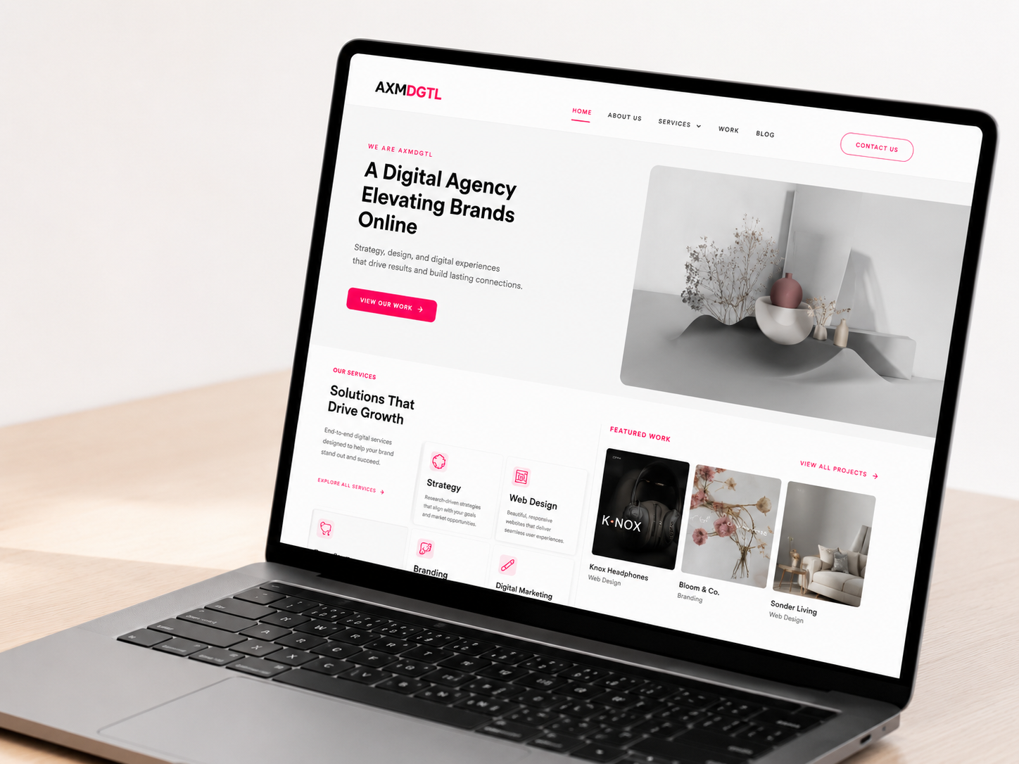 Website design visual